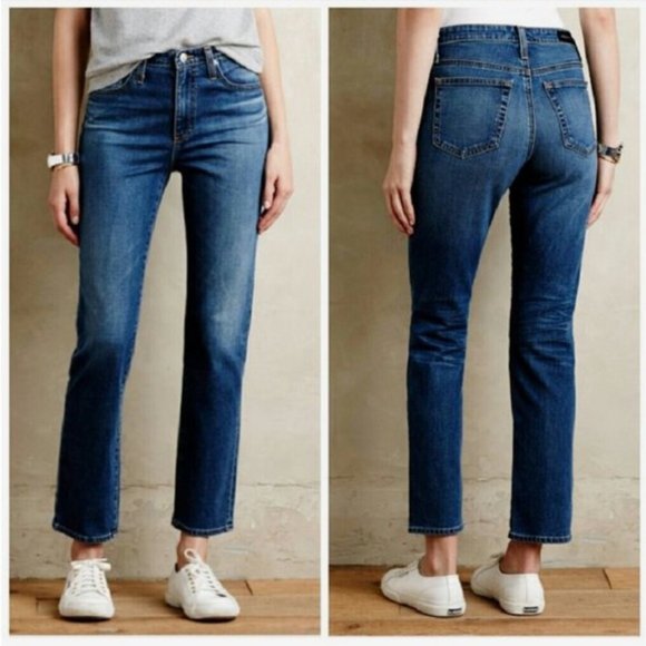 Alexa Chung for AG “Sabine” High Rise Straight Leg - Picture 1 of 5